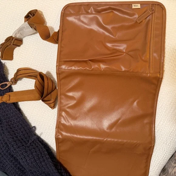 BEIS Tan Leopard Print Tote Bag/Diaper Bag - Picture 5 of 5